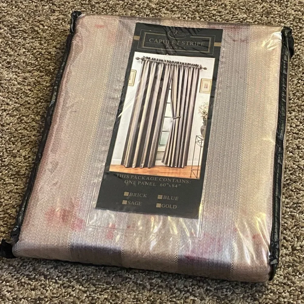 VTG VICTORIA CLASSES CAPULET STRIPE PANEL ONE PANEL SIZE 60”x84”